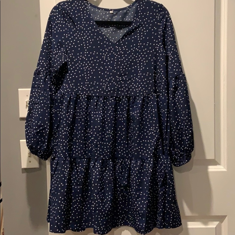 Blue dress